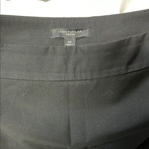 Ann Taylor Classic Black Petite Skirt